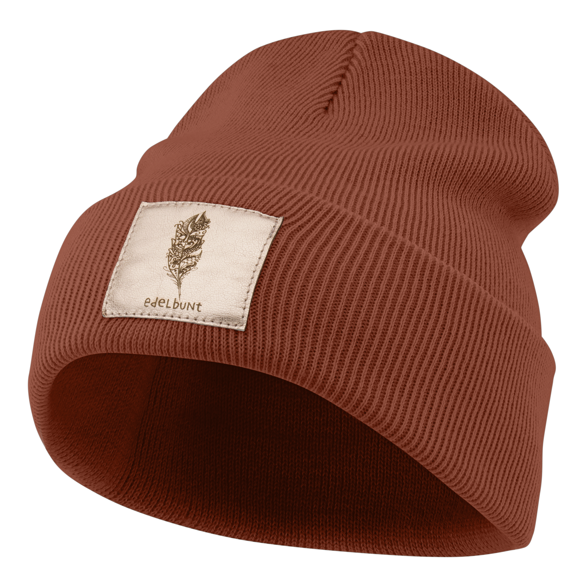 edelbunt-m-tze-bern-beanie-rostrot image 1
