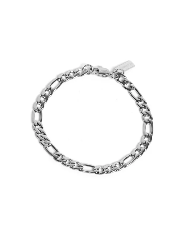 unshinebar-figaro-armband-silber-19-5cm-edelstahl-wasserfest image 1