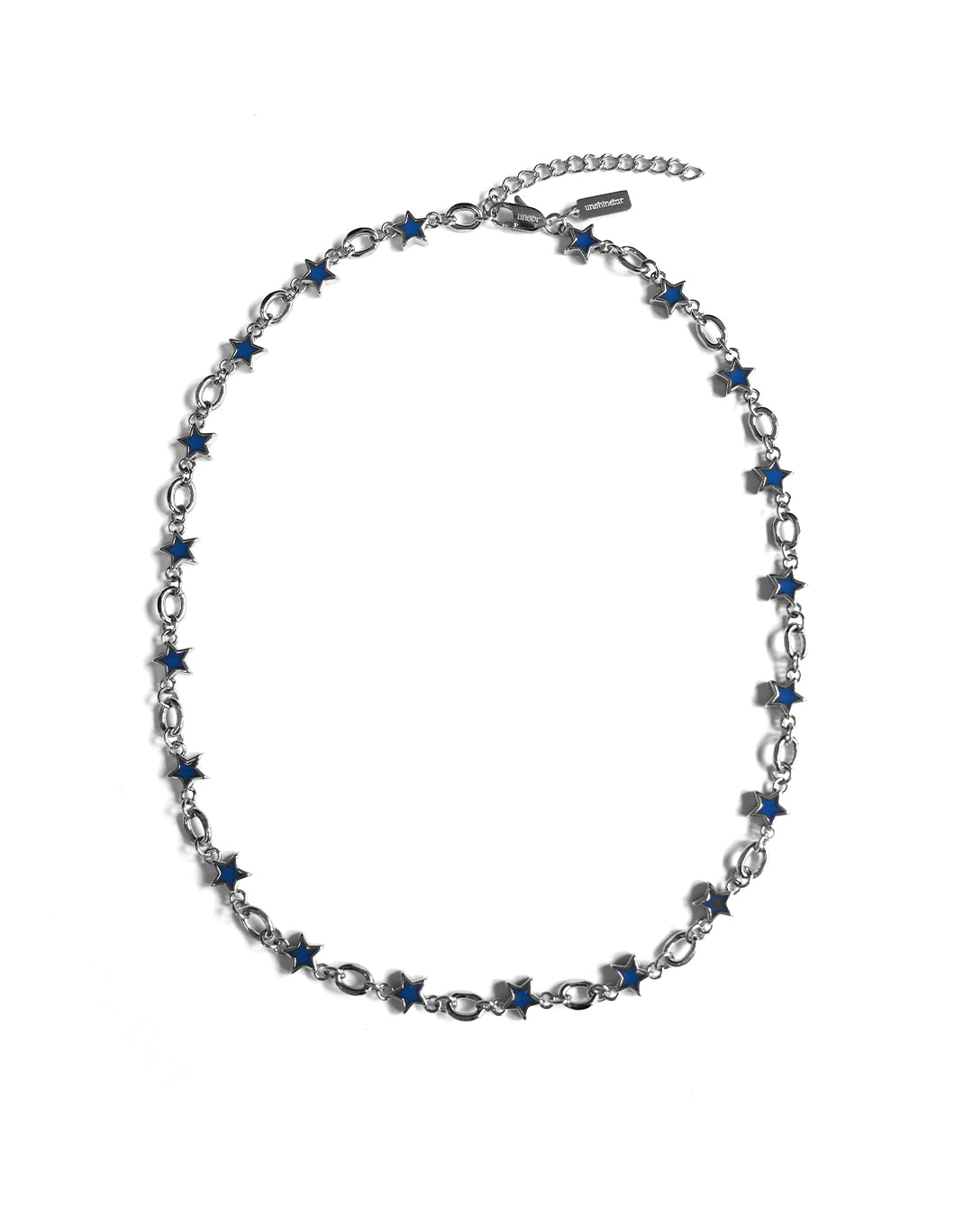 unshinebar-midnight-blue-star-chain-kette-silber image 1