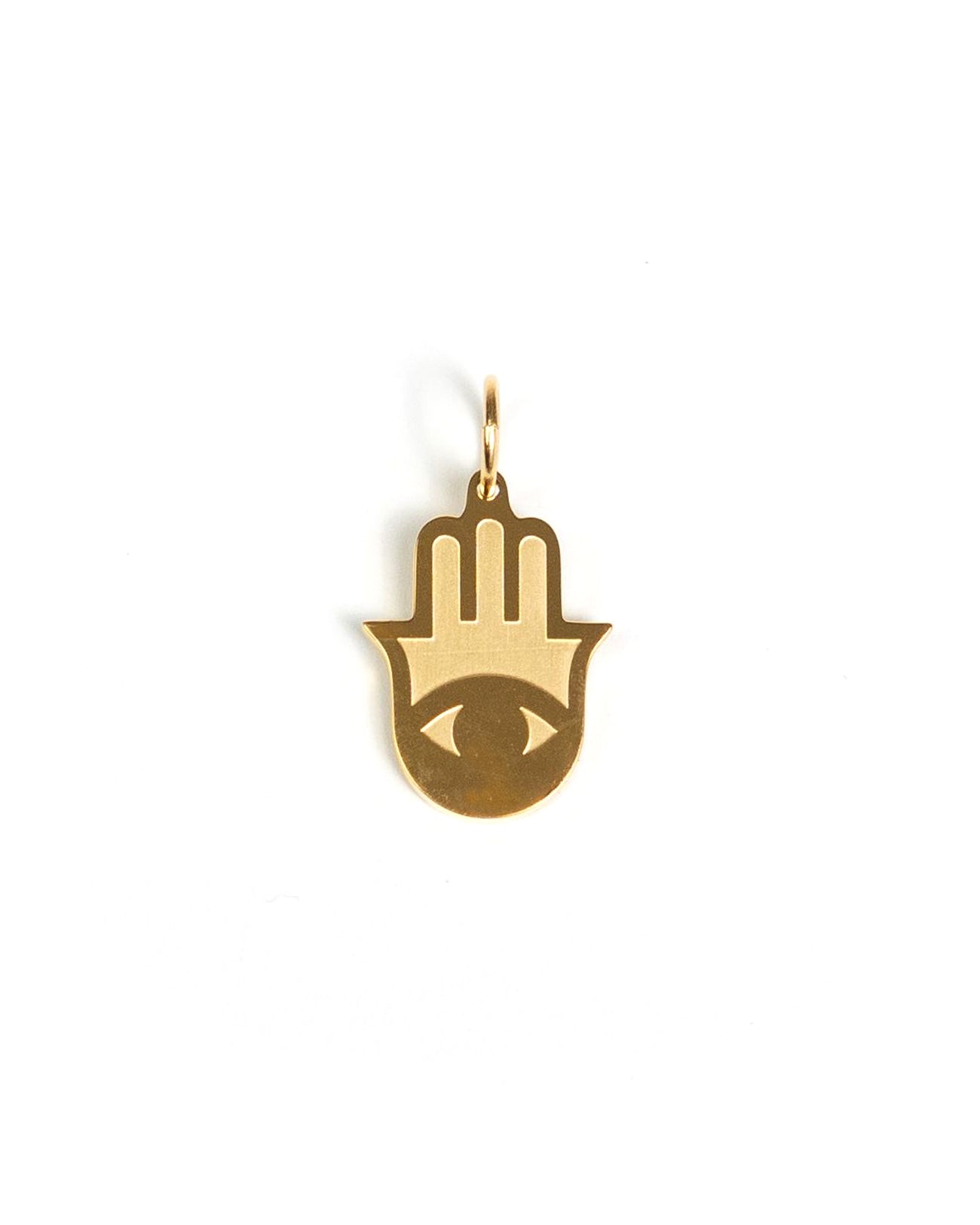 unshinebar-hand-of-fatima-anh-nger-silber-wasserfest-edelstahl image 1