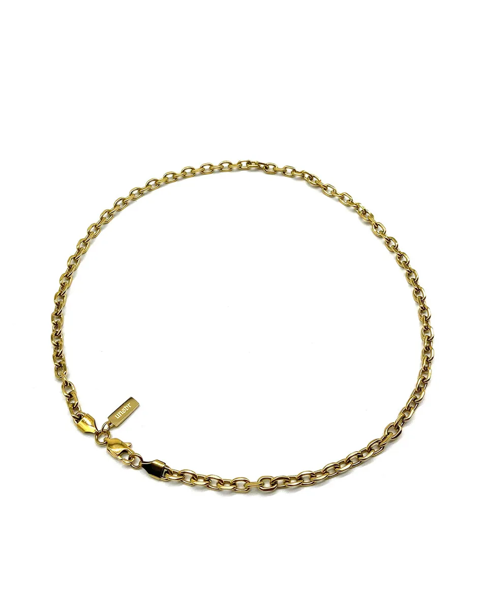 unshinebar-rogue-chain-5mm-kette-gold-50cm-wasserfest image 1