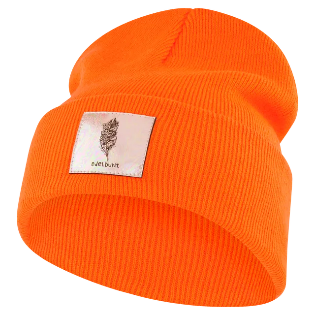 edelbunt-bern-mu-tze-beanie-neon-orange image 1