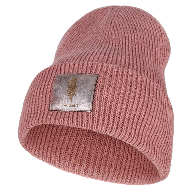 edelbunt-beanies-oslo-m-tze-altrosa image 1
