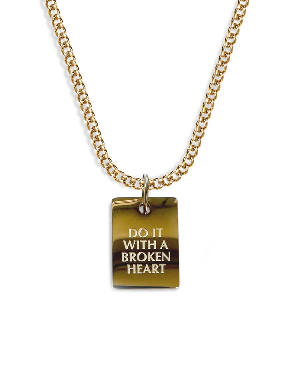 unshinebar-broken-heart-halskette-gold-45cm-wasserfest-2 image 1