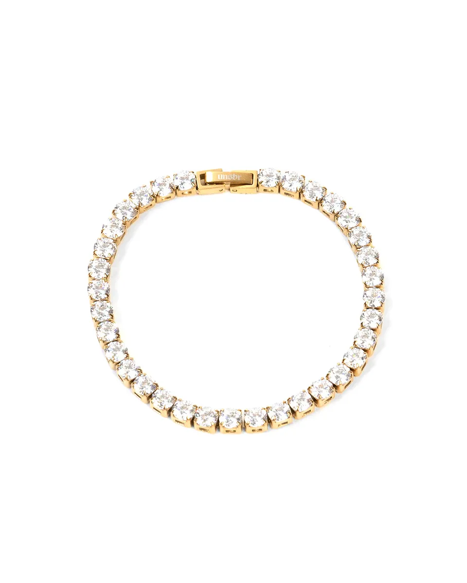 unshinebar-tennis-armband-wei-5mm-gold-19-5cm-zirkonia image 1