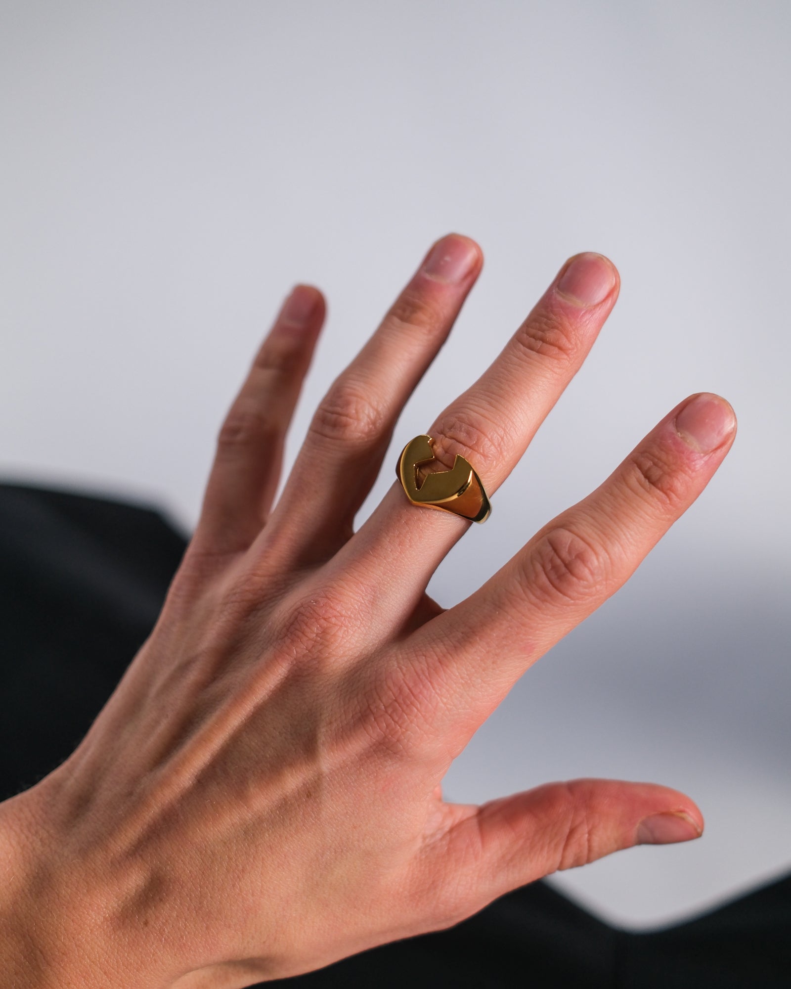 unshinebar-broken-heart-ring-silber-gr-9-edelstahl image 5