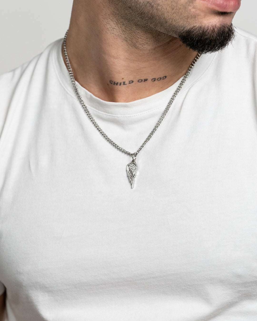 unshinebar-wing-necklace-halskette-silber-45cm-edelstahl image 3