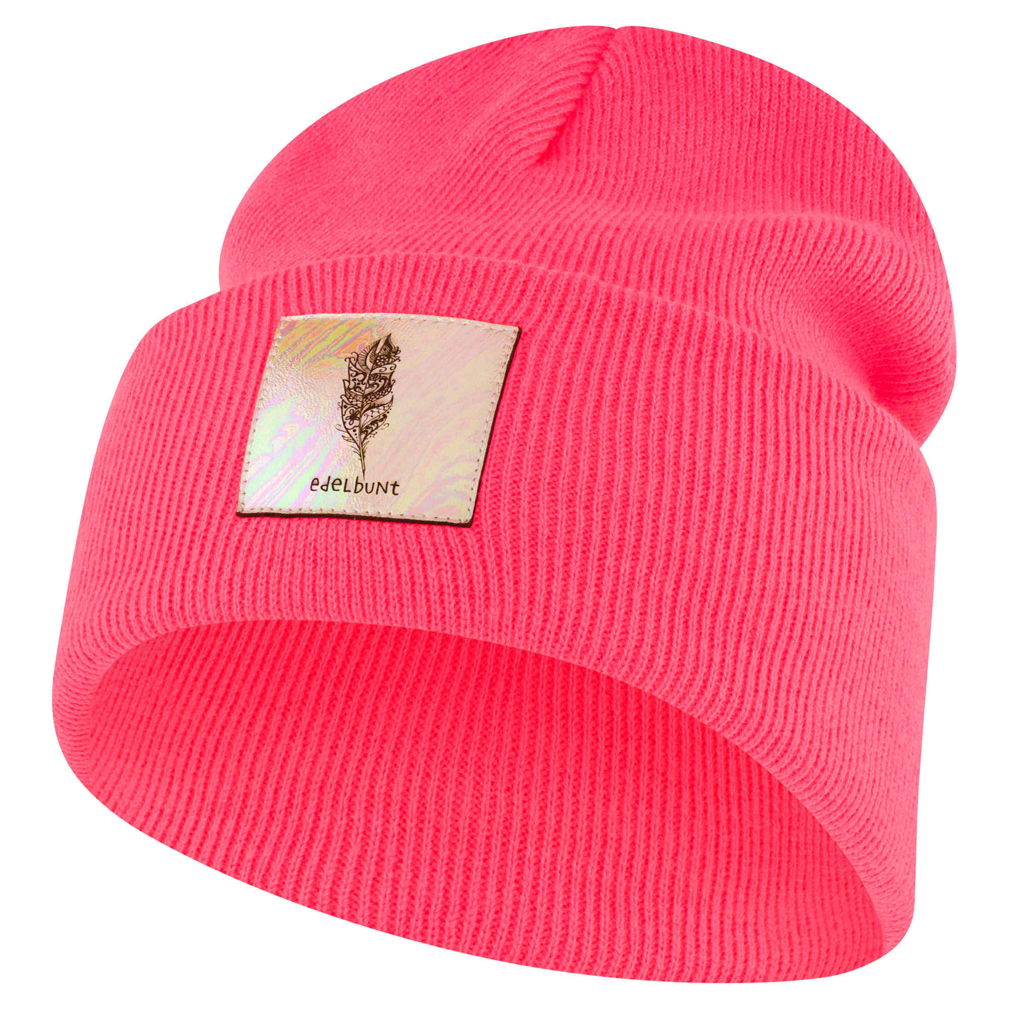 edelbunt-bern-mu-tze-beanie-neonpink image 1