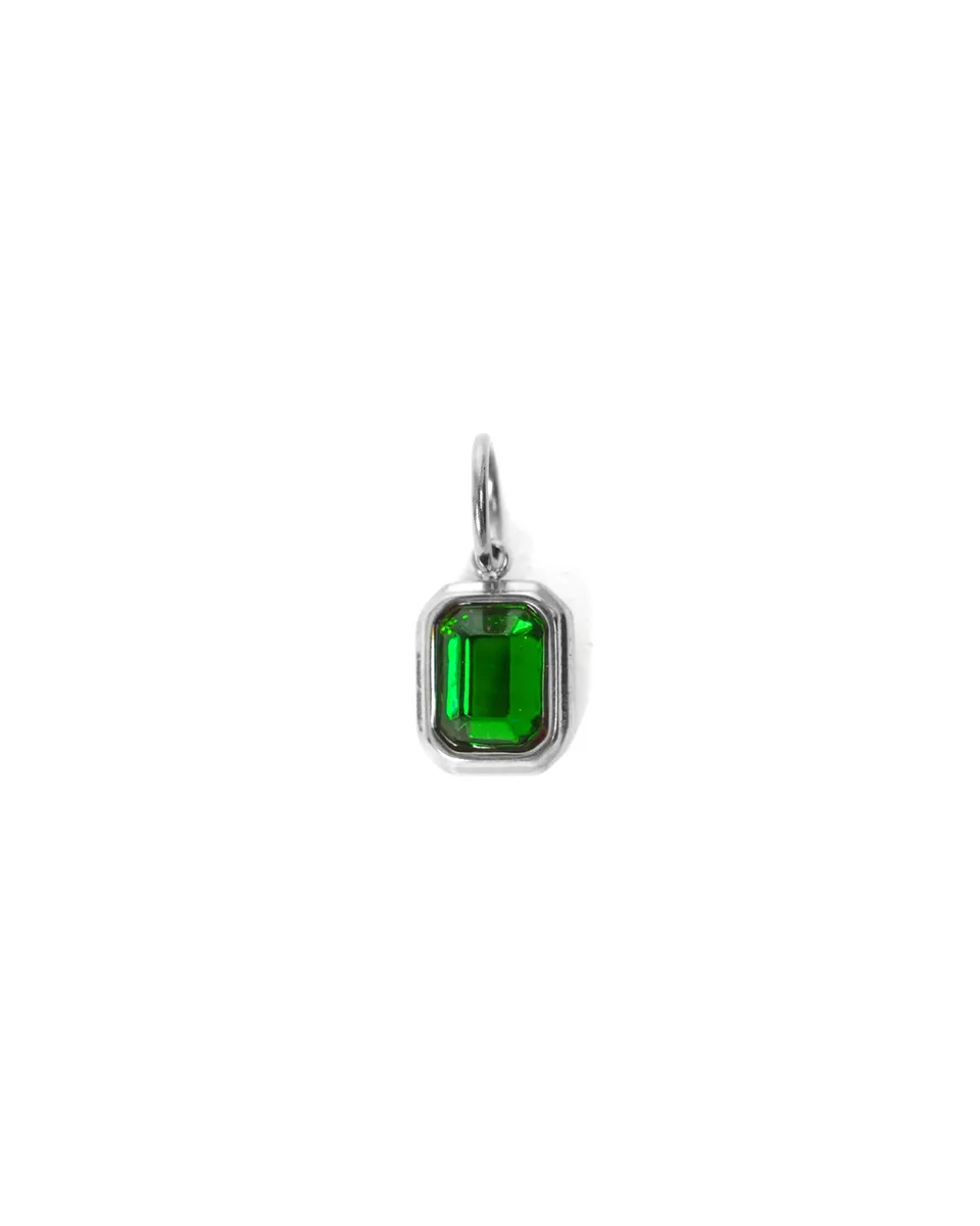 unshinebar-emerald-green-gemstone-anh-nger-gold-zirkonia-1-cm image 1