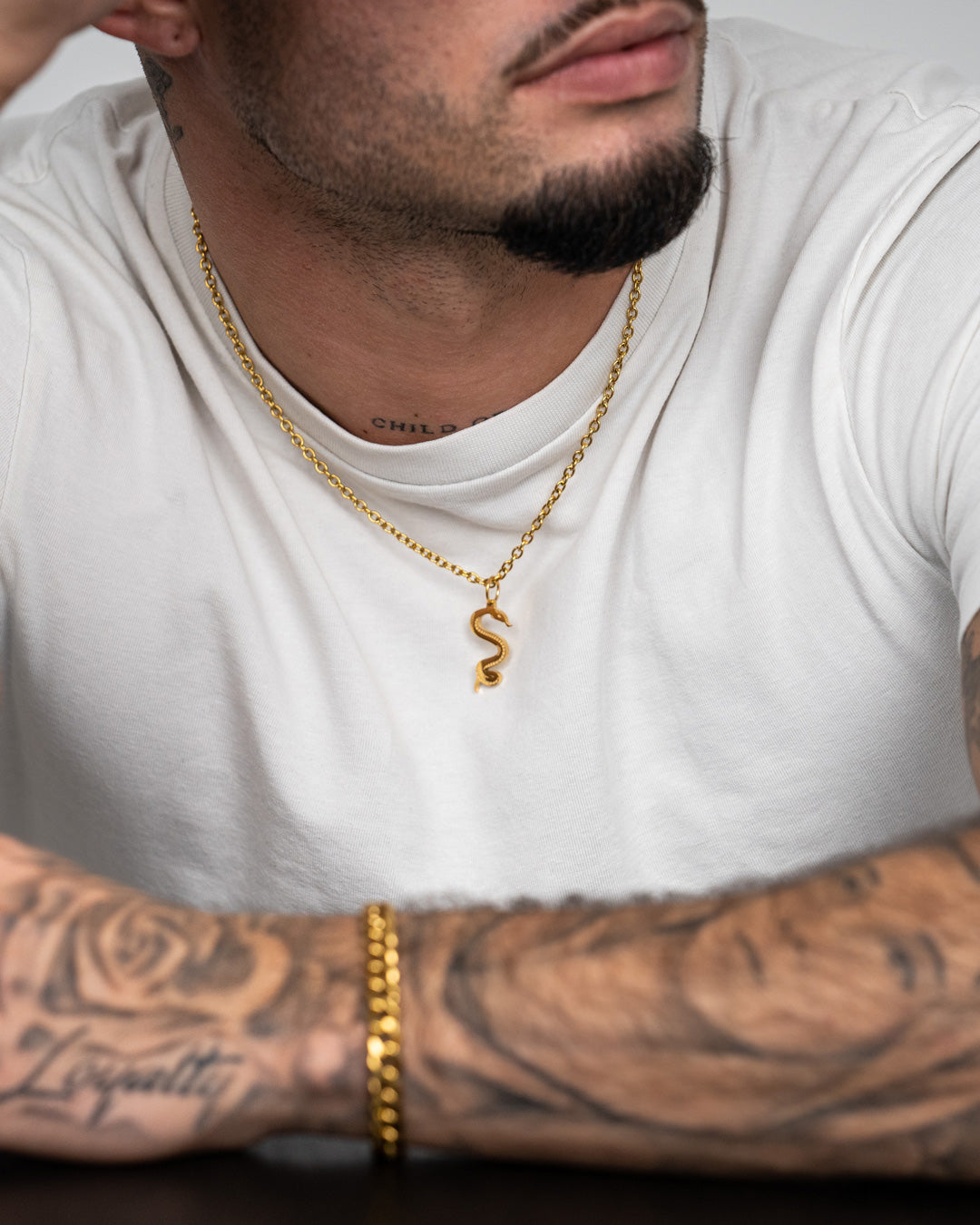 unshinebar-snake-necklace-kette-gold-schlange-45cm image 3