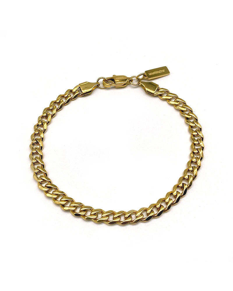 unshinebar-cuban-armband-gold-5mm-edelstahl image 1
