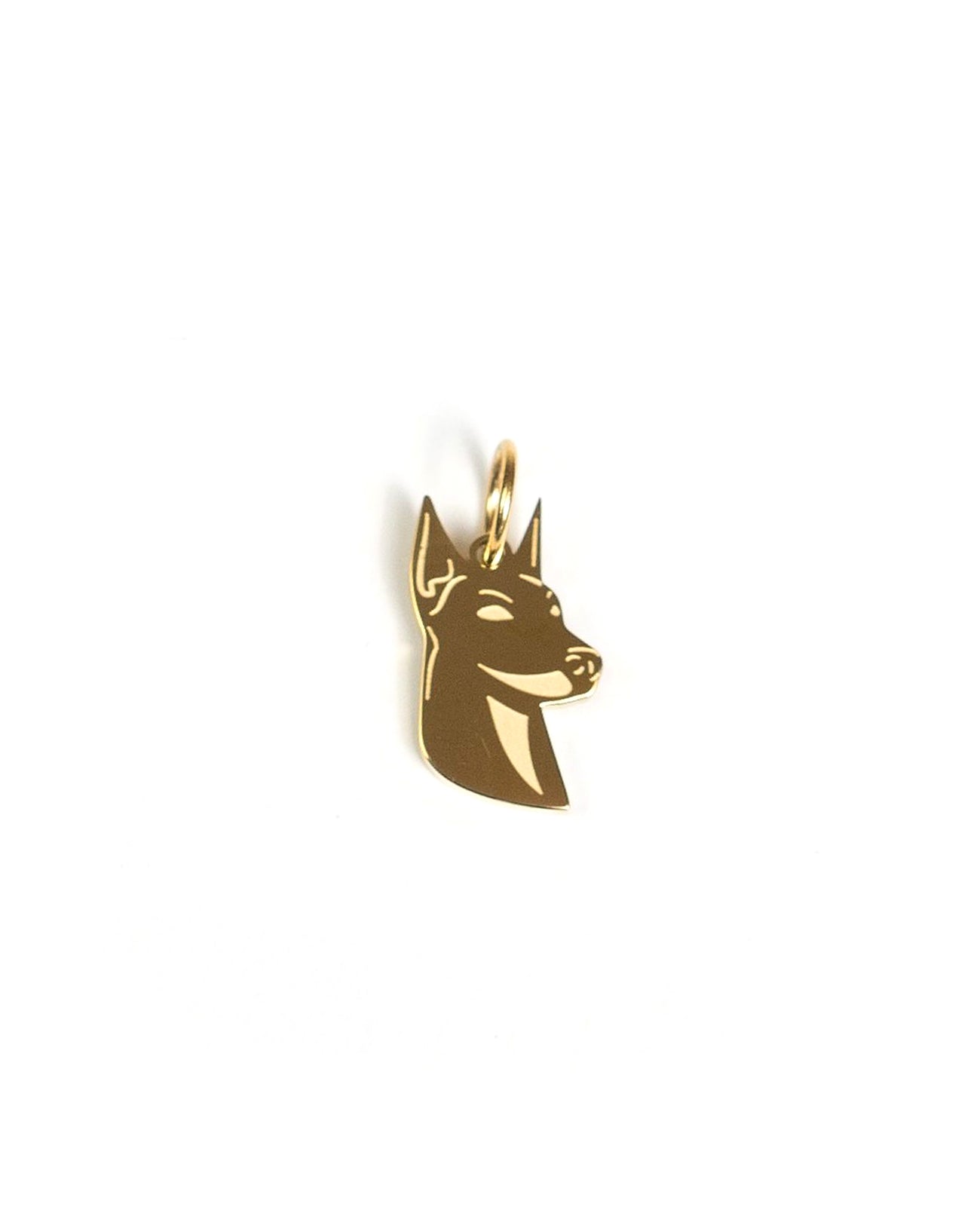 unshinebar-doberman-anh-nger-gold-edelstahl-pendant image 1