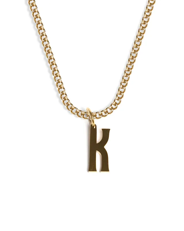unshinebar-initial-k-halskette-gold-45-cm image 1