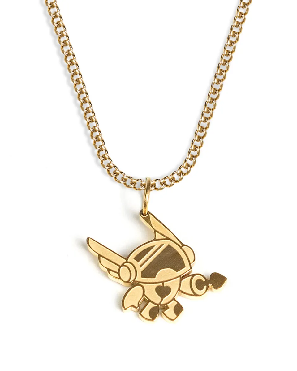 unshinebar-astro-amor-kette-gold-halskette-mit-anh-nger image 1