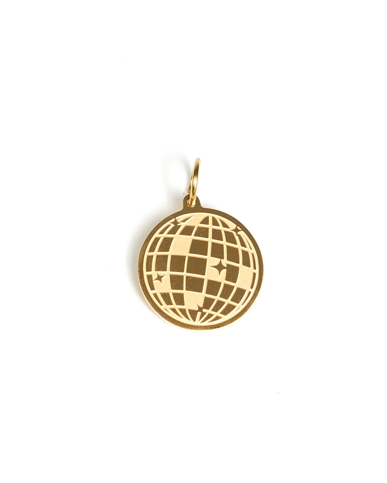 unshinebar-disco-ball-anh-nger-silber-edelstahl-wasserdicht image 2