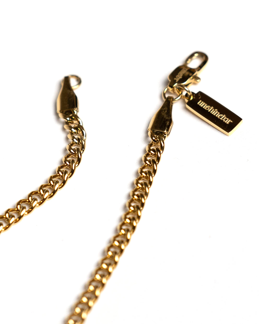 unshinebar-curb-chain-3-5mm-gold-panzerkette-cuban-kette image 2