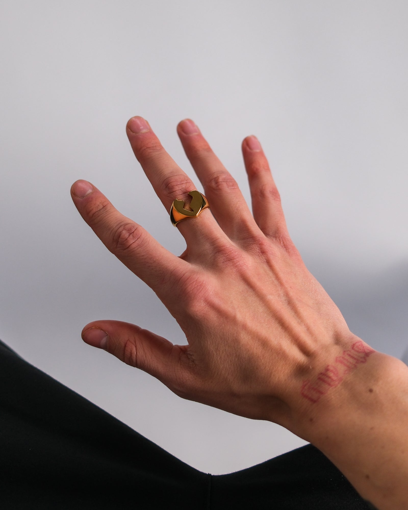 unshinebar-broken-heart-ring-silber-gr-9-edelstahl image 4