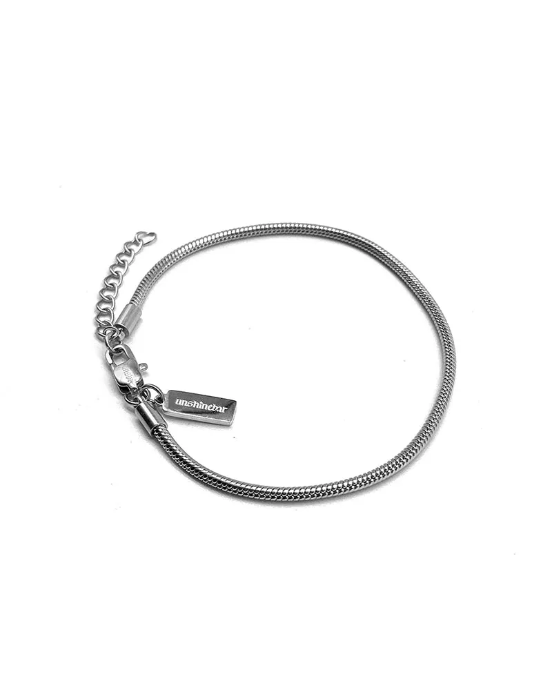 unshinebar-snake-armband-silber-2-mm-edelstahl image 1