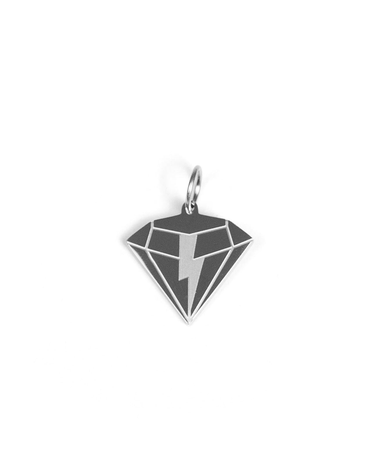 unshinebar-diamond-anh-nger-silber-edelstahl-ohne-kette image 2