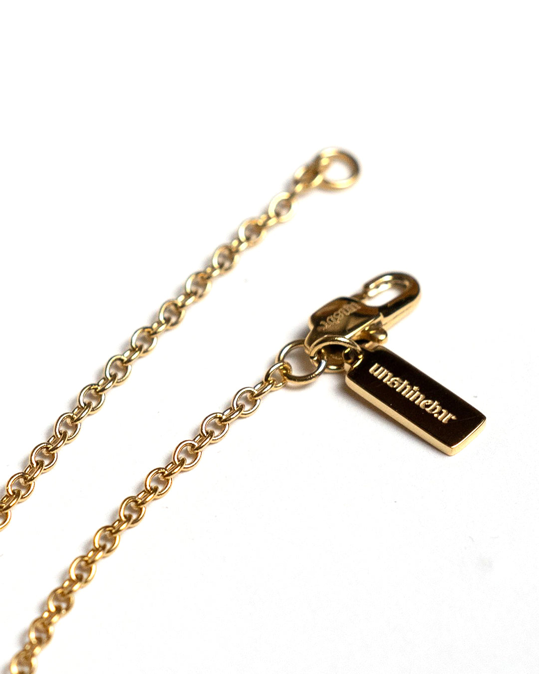unshinebar-chains-thin-oval-chain-2mm-kette-gold-45cm image 2