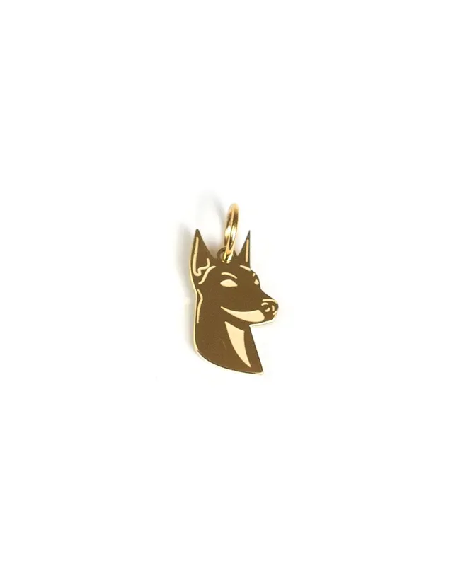 unshinebar-doberman-anh-nger-gold-edelstahl-pendant image 1