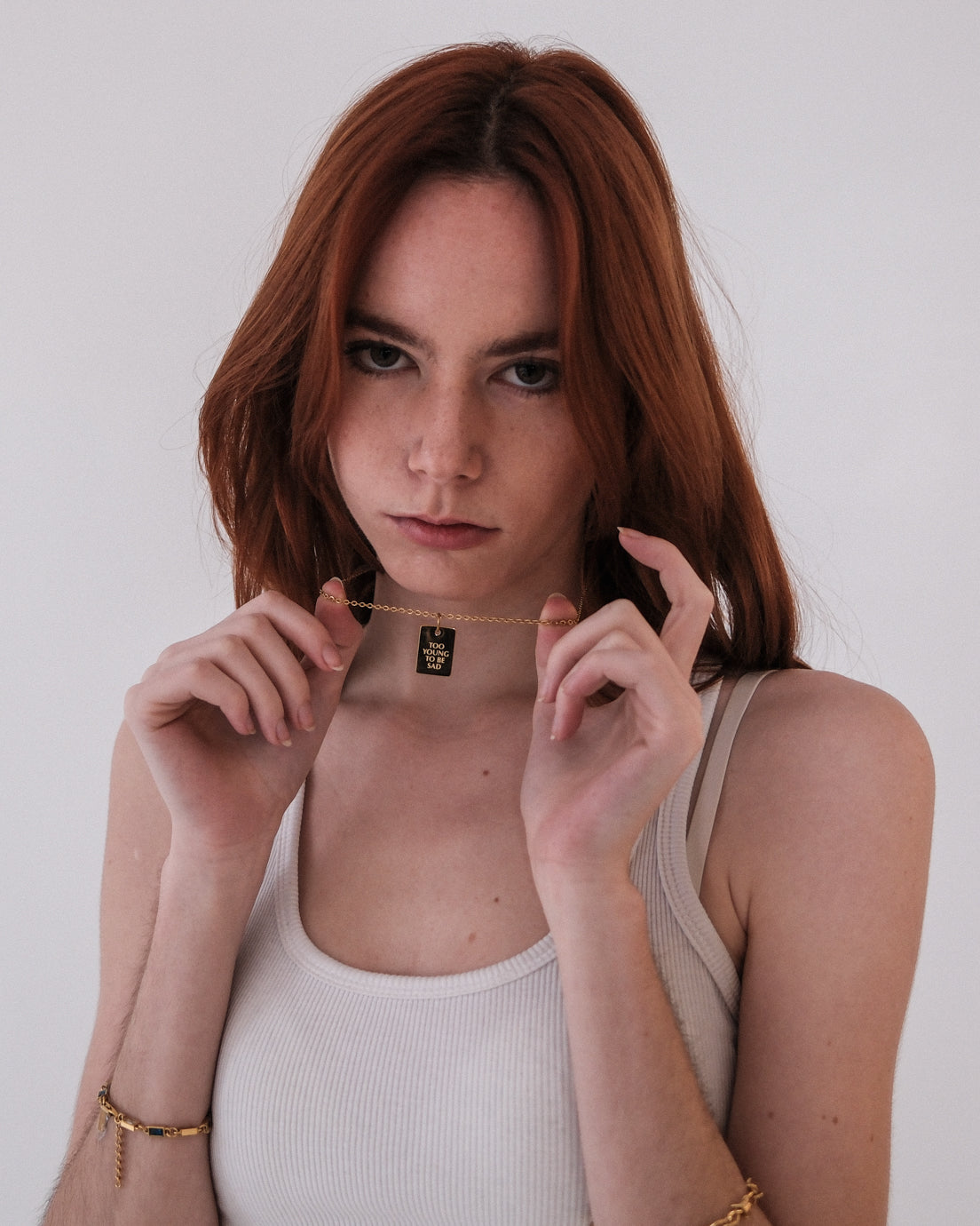 unshinebar-too-young-to-be-sad-halskette-gold-45-cm image 2