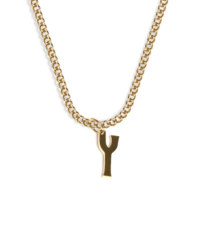 unshinebar-initial-y-halskette-gold-buchstabe-anh-nger image 1