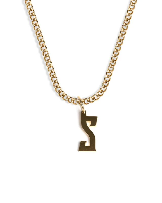 unshinebar-initial-s-halskette-gold-45cm-edelstahl image 1