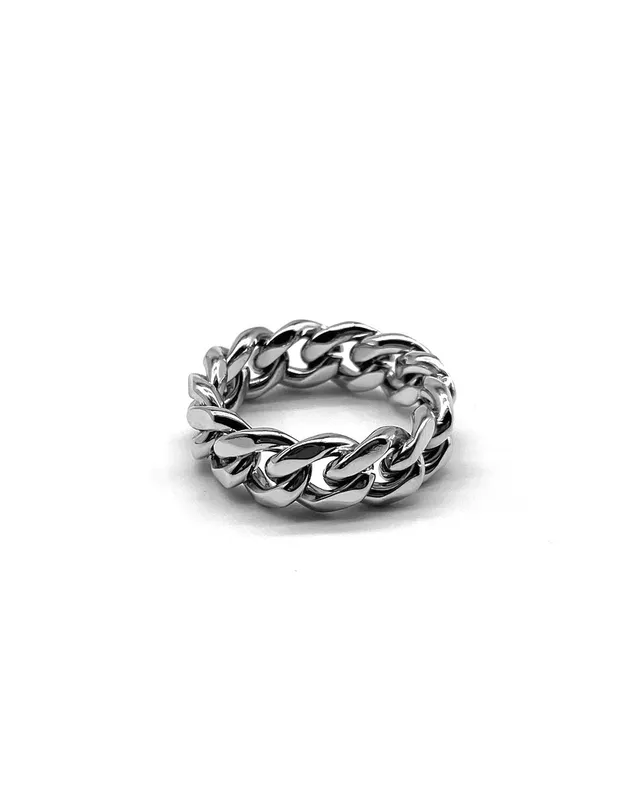 unshinebar-cuban-ring-gold-panzer-ring-gr-e-9-edelstahl image 1