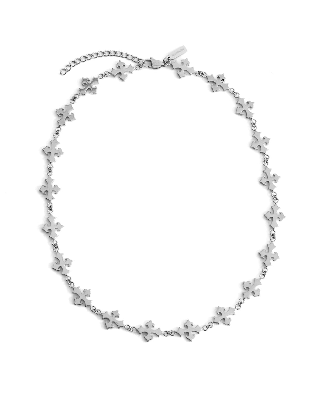 unshinebar-legacy-cross-kette-silber-45-cm-edelstahl image 1