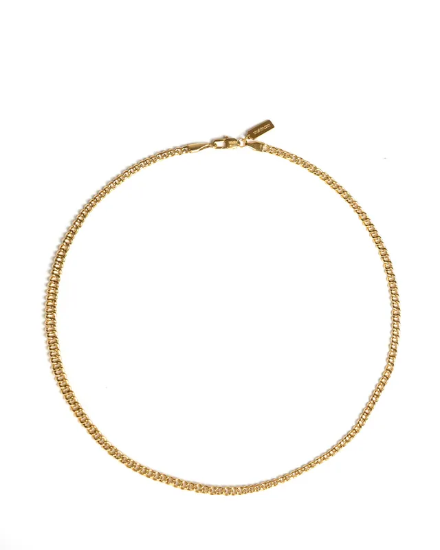 unshinebar-curb-chain-3-5mm-gold-panzerkette-cuban-kette image 1