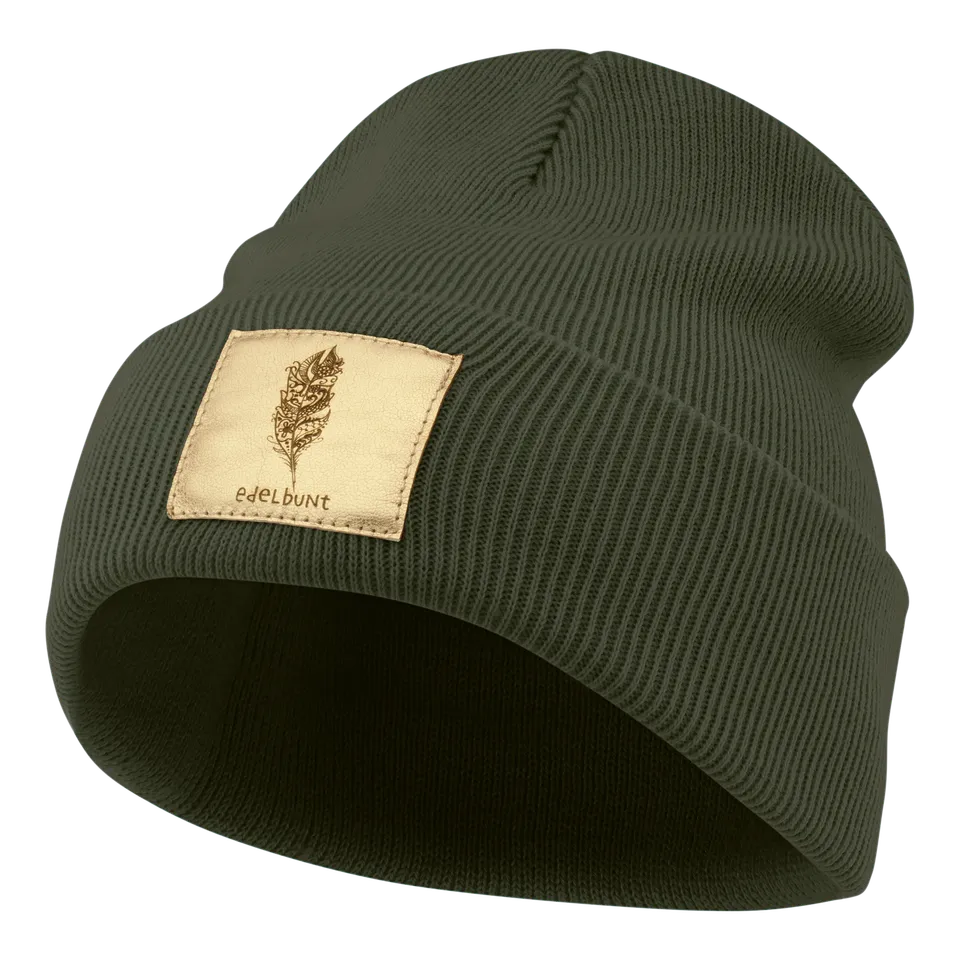 edelbunt-beanies-bern-m-tze-oliv image 1
