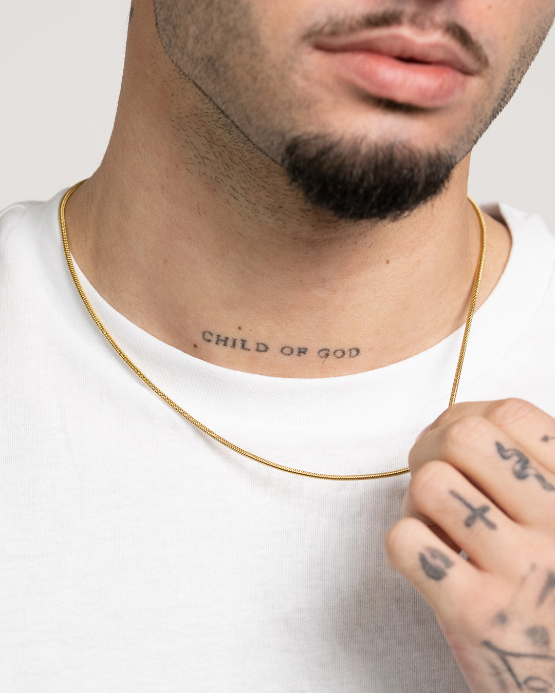 unshinebar-snake-chain-2mm-gold-50-55-cm-edelstahl image 3