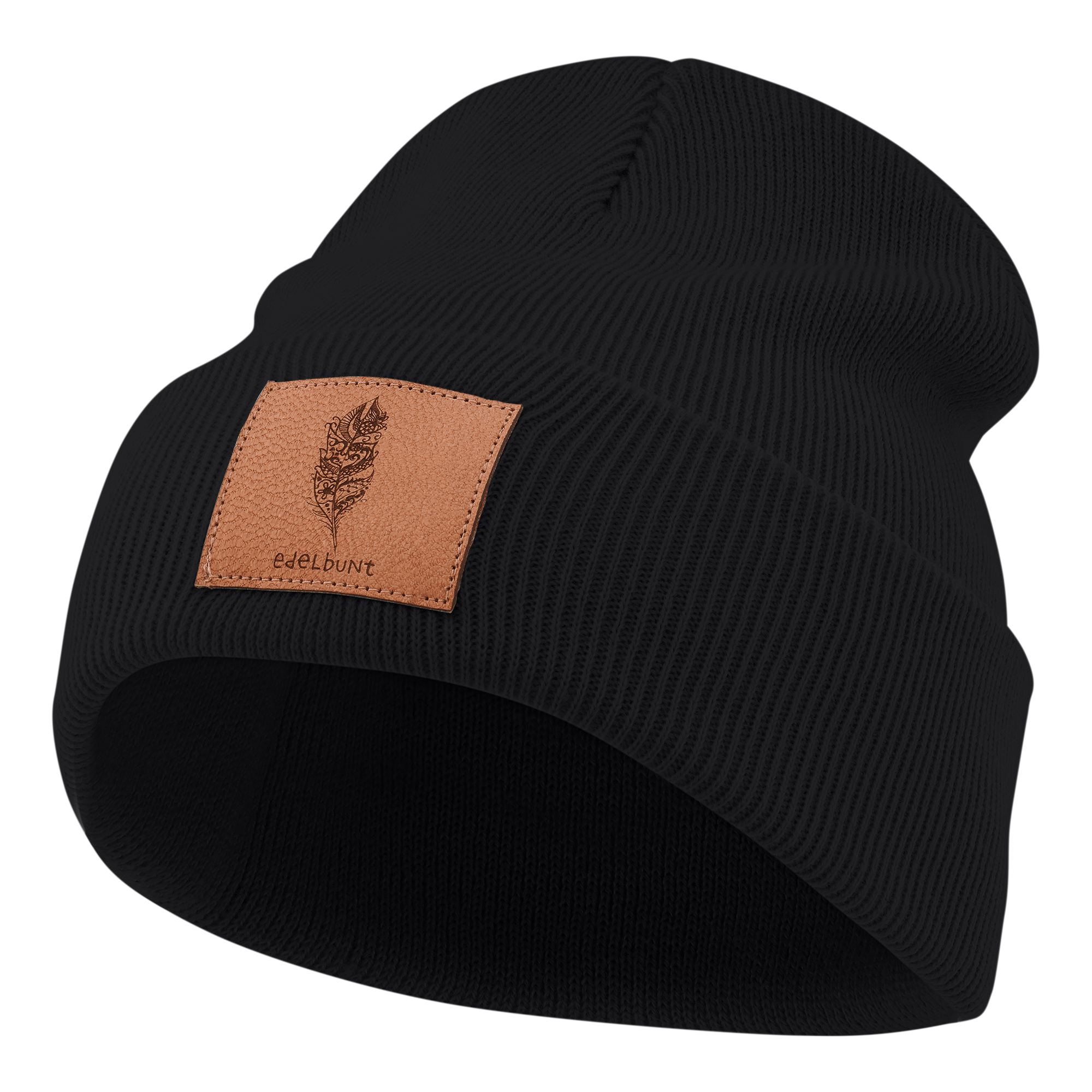 edelbunt-m-tze-bern-beanie-schwarz-winterm-tze image 1