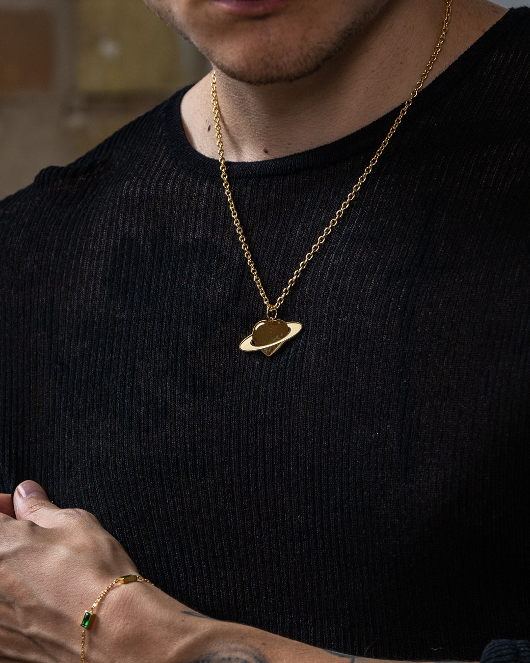 unshinebar-planet-love-halskette-gold-50-55-cm-18k image 2
