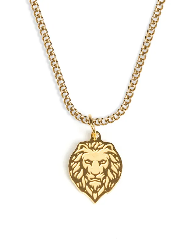 unshinebar-lion-kette-gold-l-we-anh-nger-45cm image 1