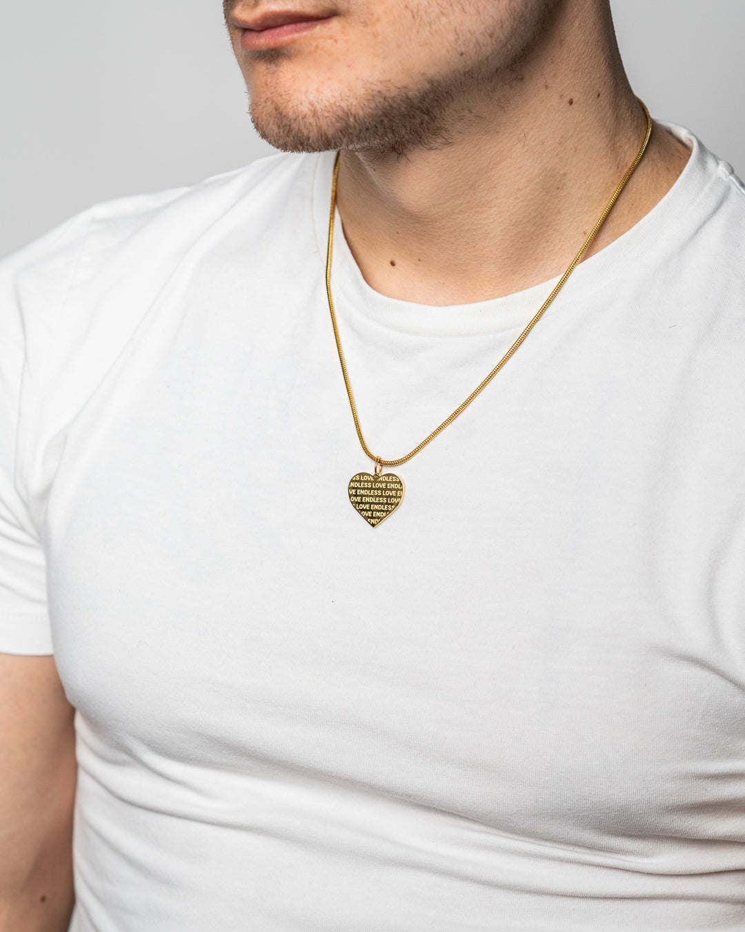 unshinebar-endless-love-halskette-gold-50-55-cm-18k-vergoldet image 4