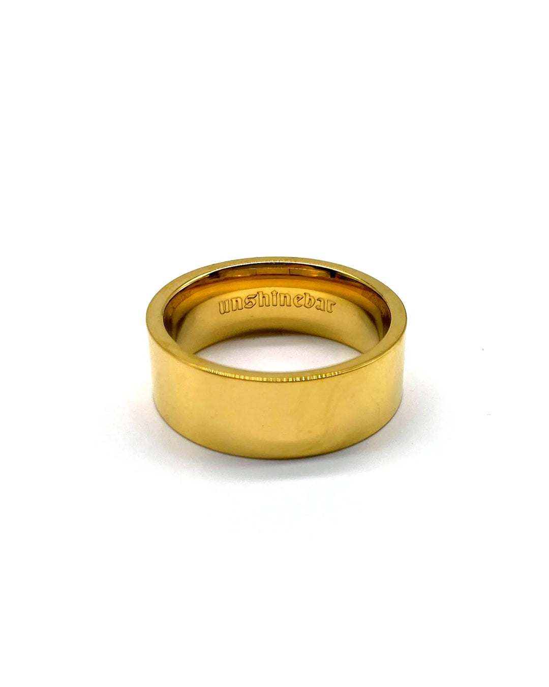 unshinebar-essential-ring-silber-gr-8-edelstahl-wasserdicht image 2