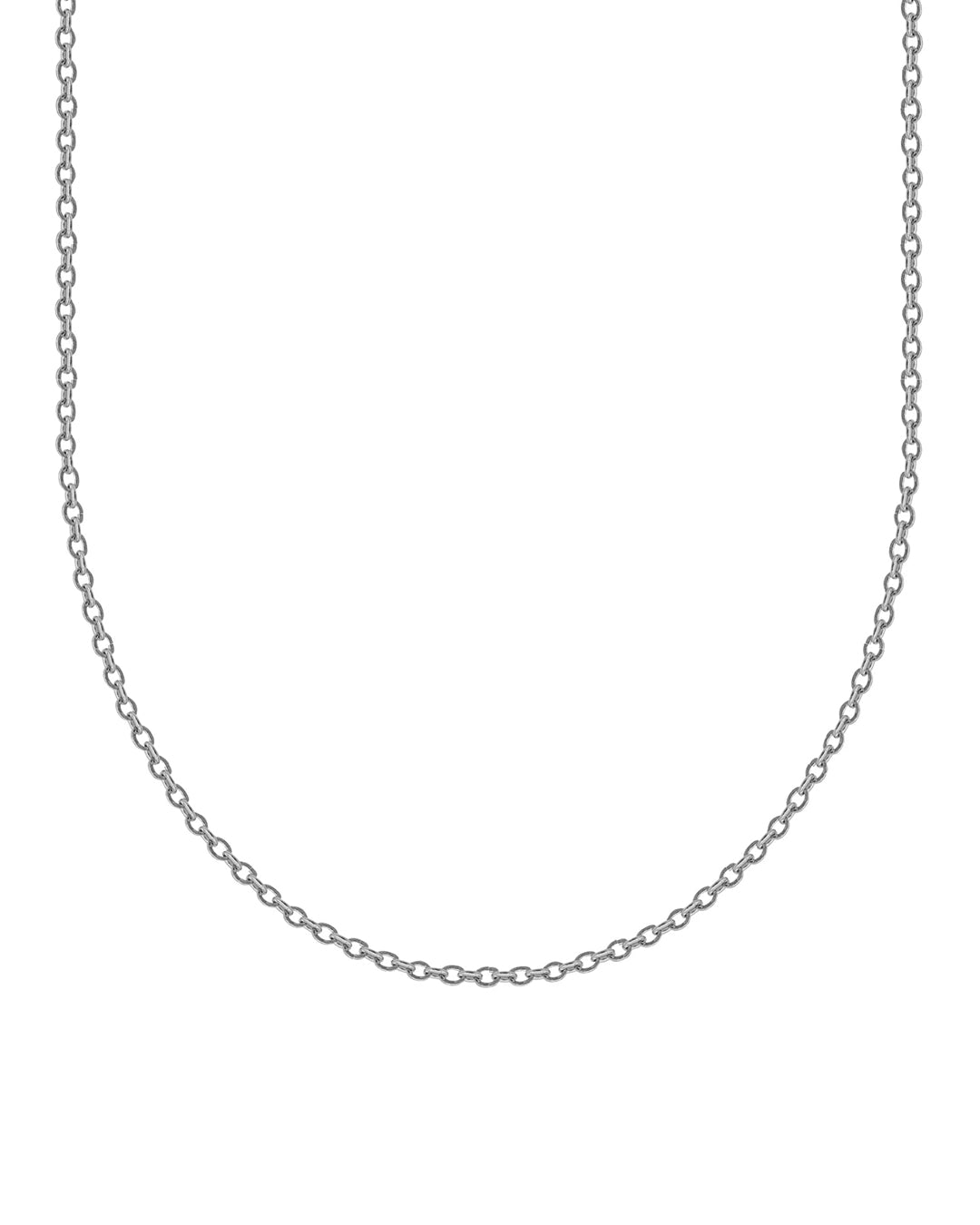 unshinebar-thin-oval-chain-2mm-silber-kette-verstellbar image 1