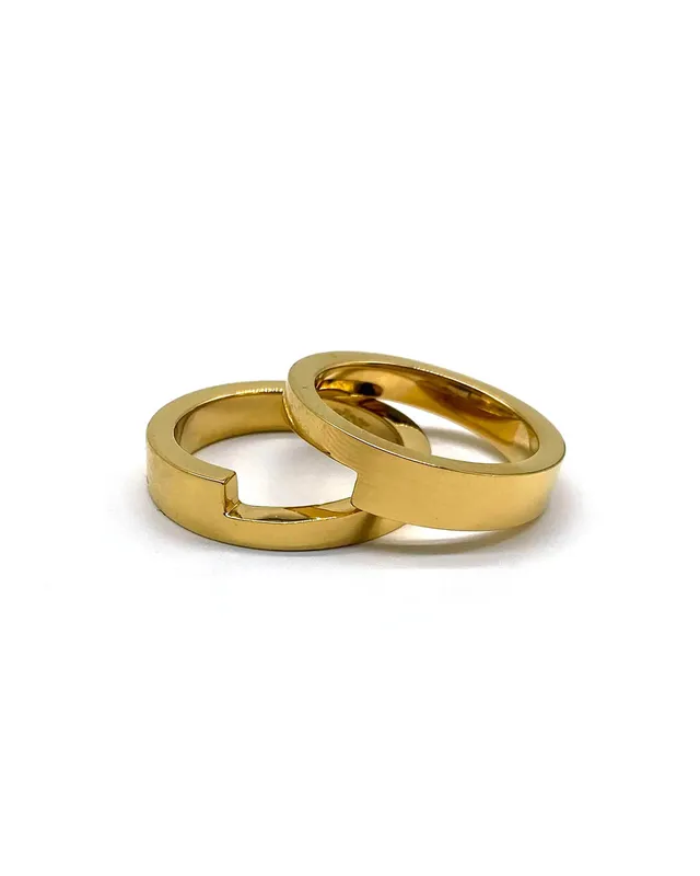 unshinebar-interlocking-ring-gold-edelstahl-gr-e-8 image 1