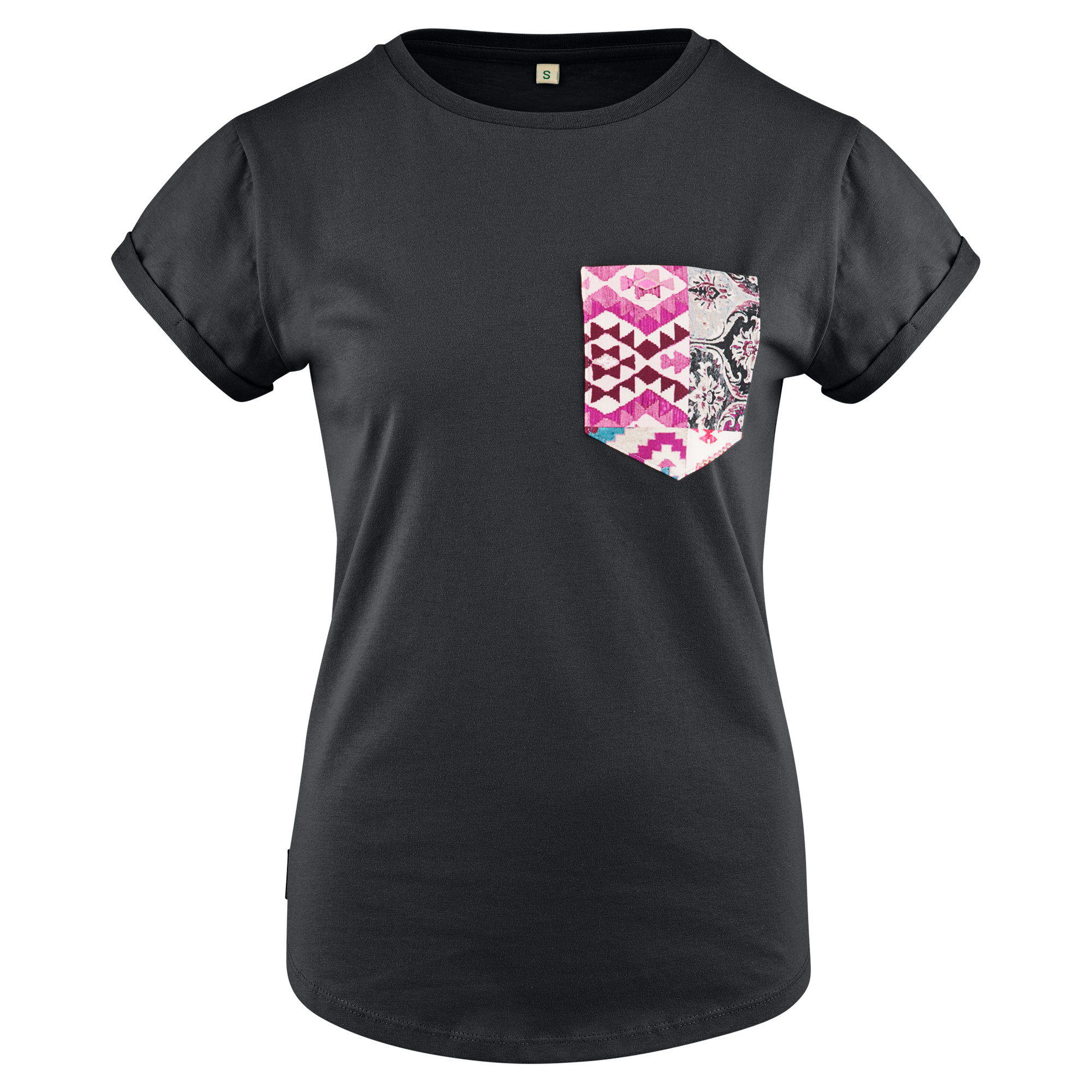 edelbunt-azteken-shirt-t-shirt-damen-biobaumwolle image 1