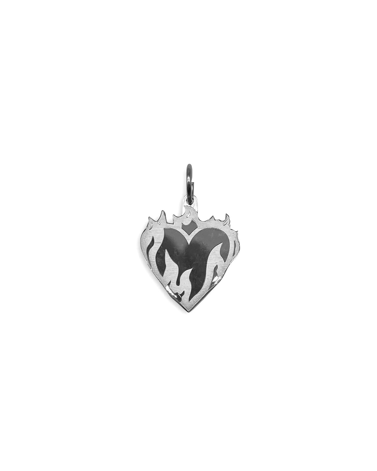 unshinebar-burning-heart-anh-nger-silber-2-4-cm-edelstahl image 1