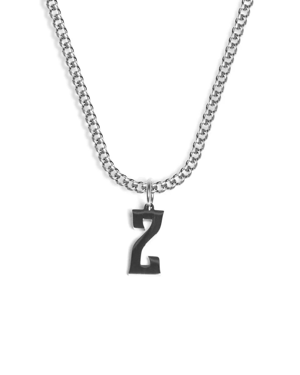 unshinebar-initial-z-halskette-silber-45cm-edelstahl image 1