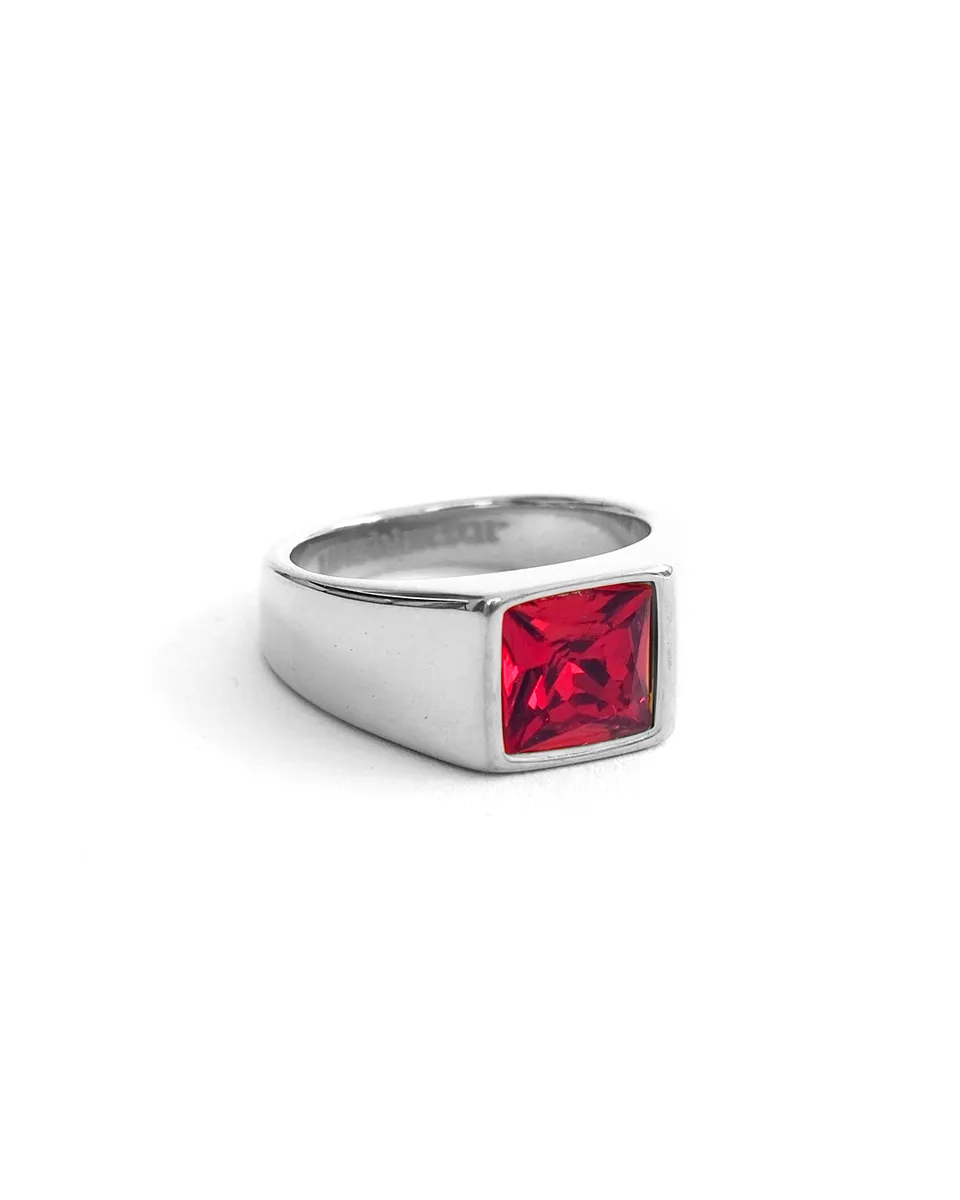 unshinebar-rings-gemstone-ring-red-ring-gold image 1