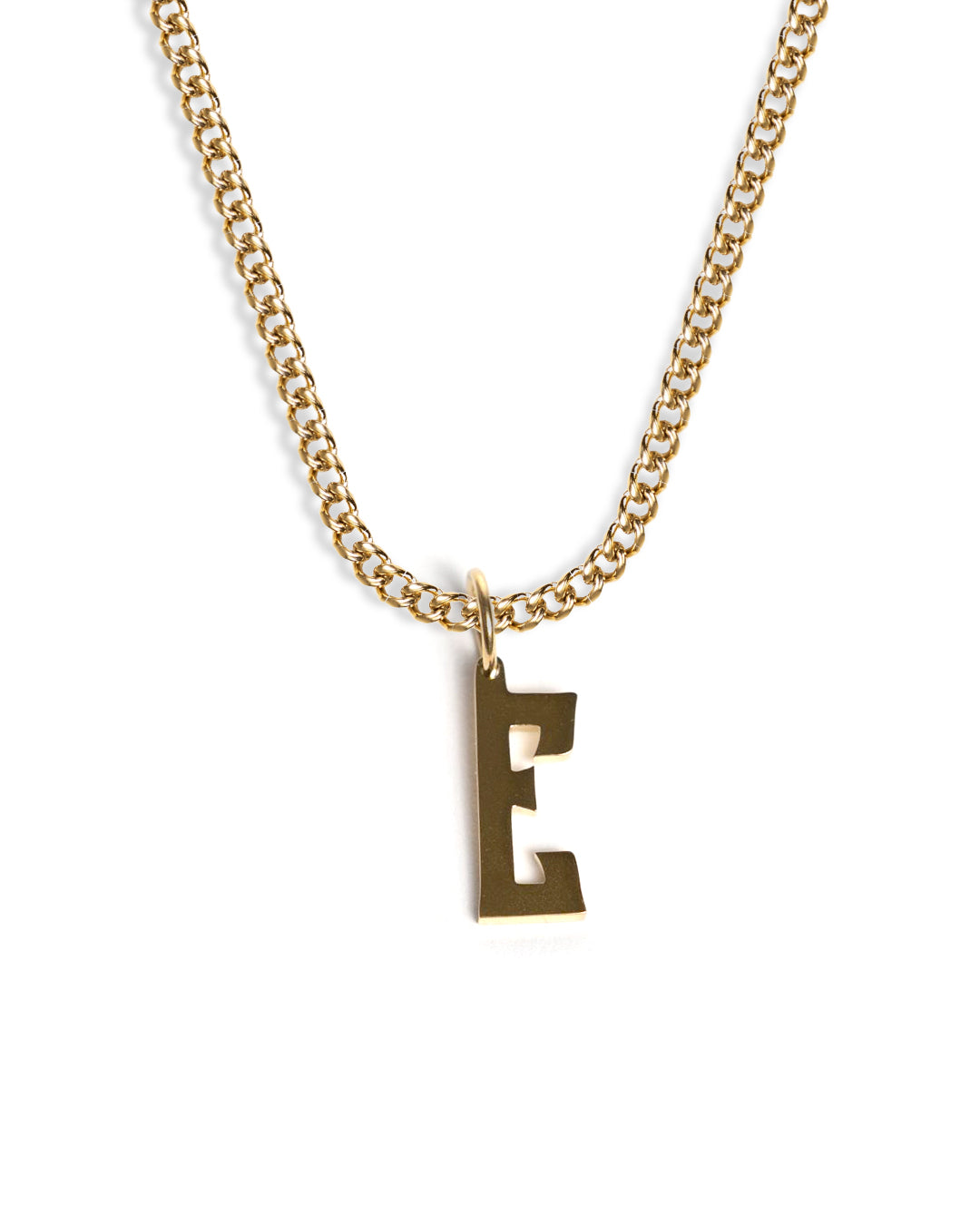 unshinebar-initial-e-halskette-gold-buchstaben-anh-nger image 1