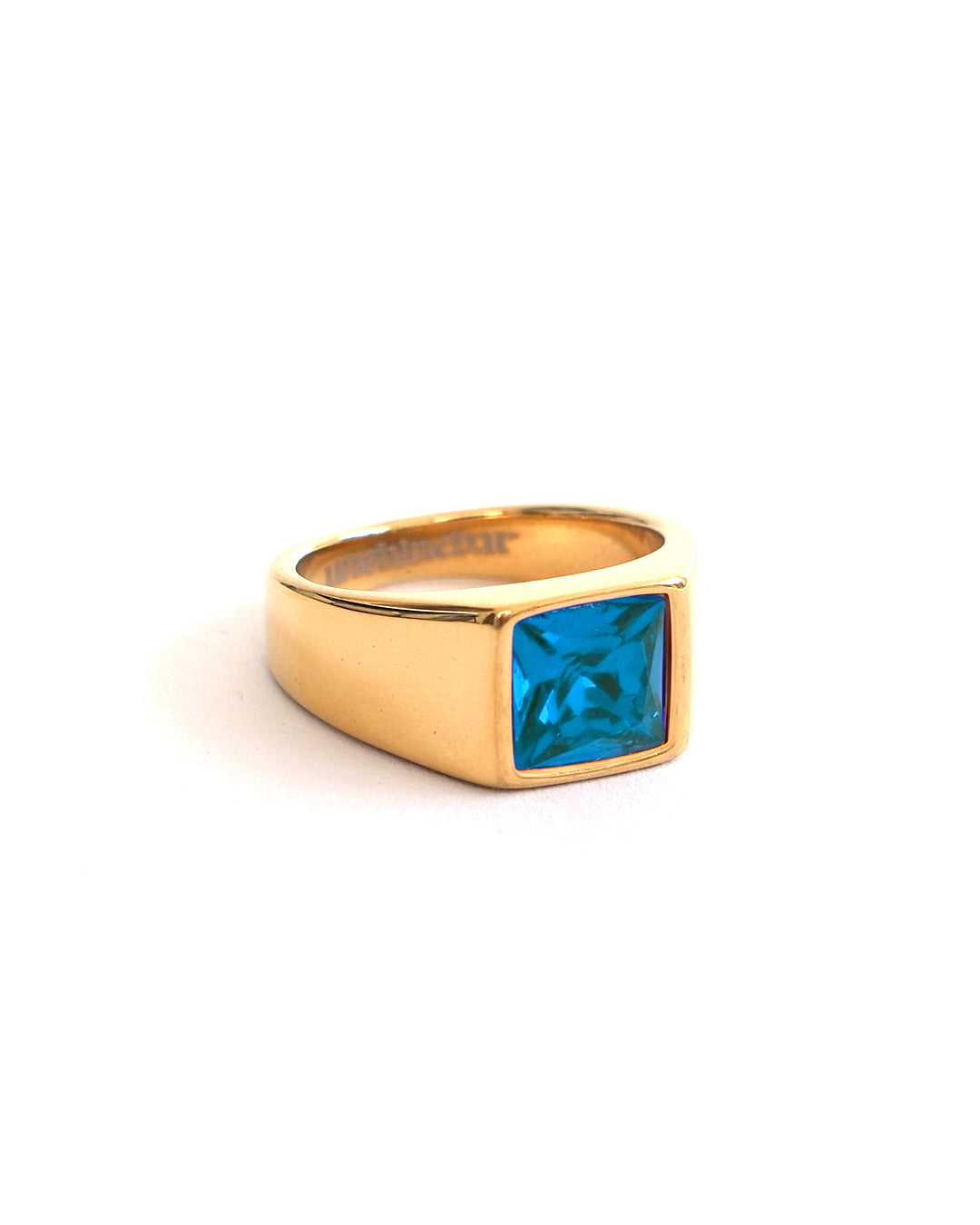 unshinebar-gemstone-blue-ocean-ring-zirkonia-gold image 1