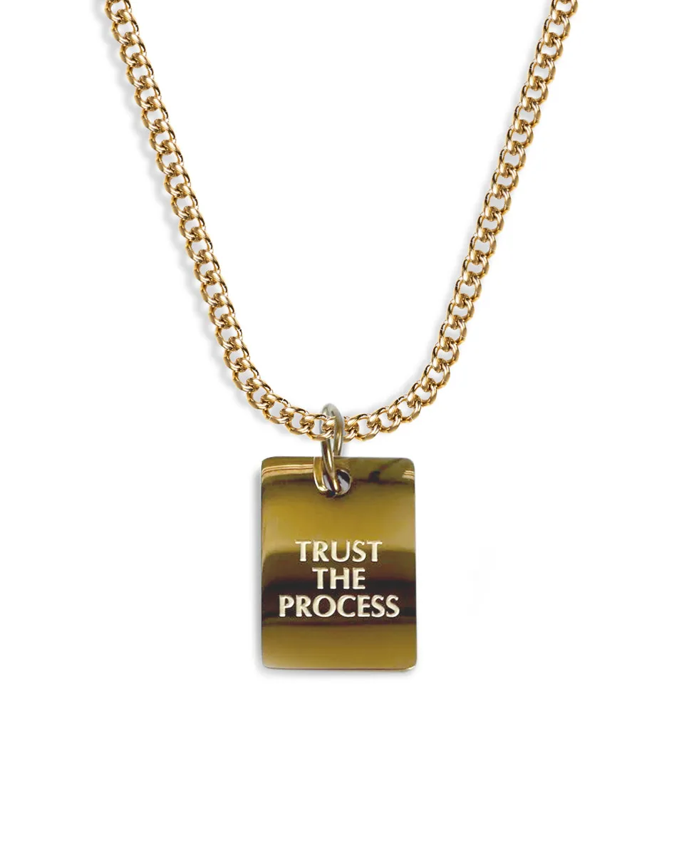 unshinebar-trust-the-process-kette-gold-50-55-cm image 1
