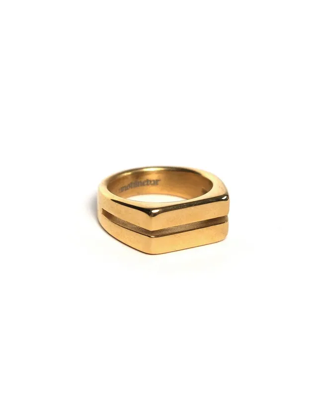 unshinebar-equal-ring-herrenring-gold-edelstahl-gr-8 image 1