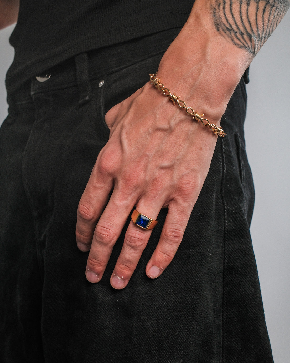 unshinebar-gemstone-blue-ocean-ring-zirkonia-gold image 5