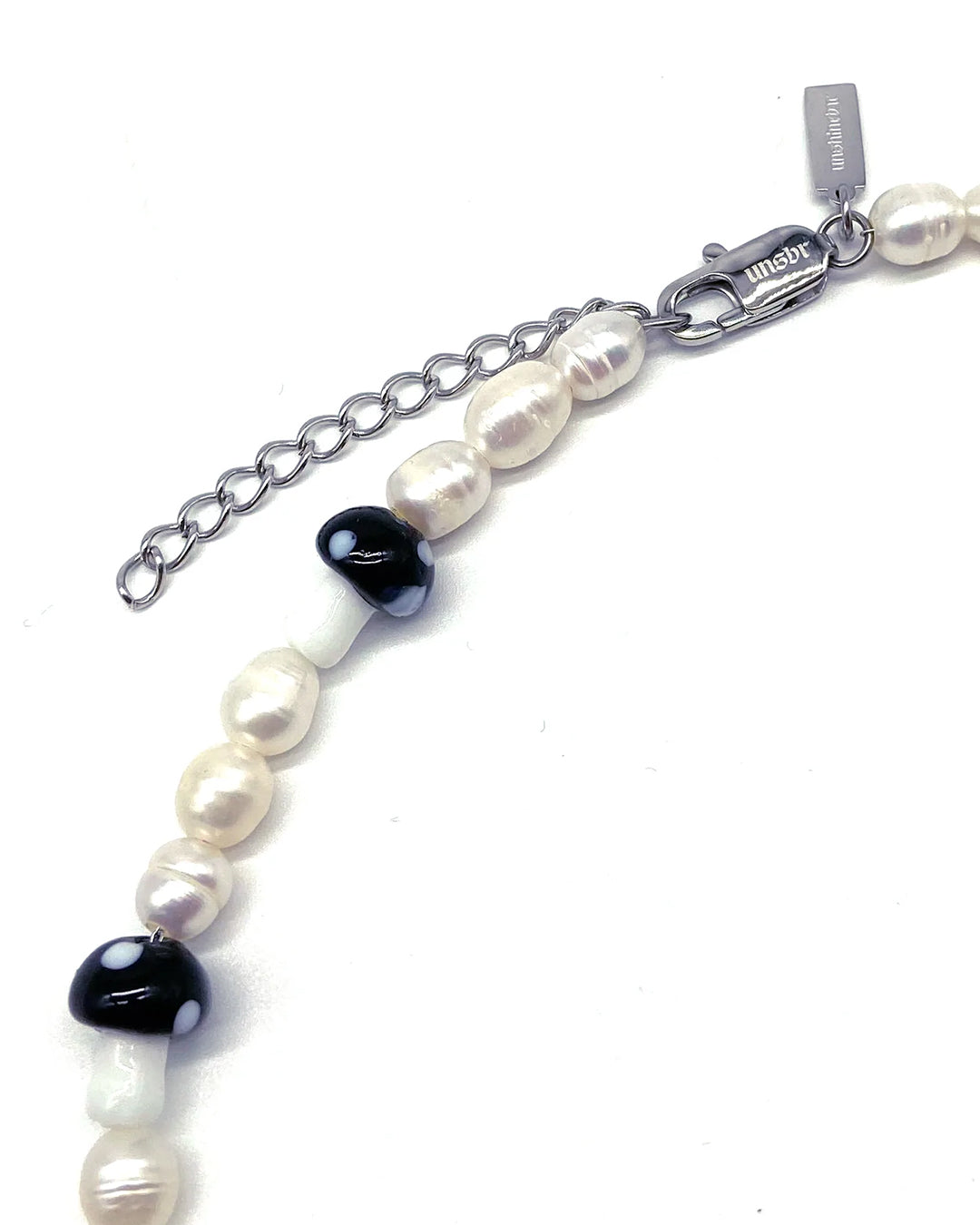 unshinebar-pearl-mushroom-chain-kette-schwarz-s-wasserperlen image 5